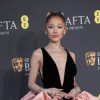 Ariana Grande attends the 2025 EE BAFTA Film Awards at The Royal Festival Hall. London^ England^ UK - February 16^ 2025