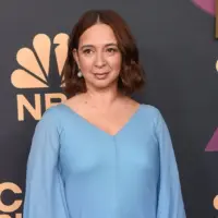 Maya Rudolph arrives for Carol Burnett: 90 Years of Laughter + Love on April 26^ 2023 in Hollywood^ CA LOS ANGELES - APR 26