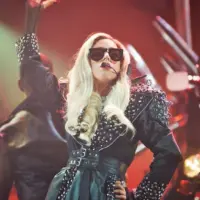 Lady Gaga performs at the inaugural iHeartRadio Music Festival at the MGM Grand Garden Arena. Las Vegas^ NV^ USA: September 24^ 2011