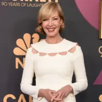 Allison Janney arrives for Carol Burnett: 90 Years of Laughter + Love on April 26^ 2023 in Hollywood^ CA