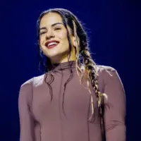 Concert of Rosalía 29 June 2023. Rock Werchter Festival Werchter^ Belgium