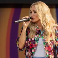 Carrie Underwood performs during GMA concert at Central Park in New York on August 2^ 2024