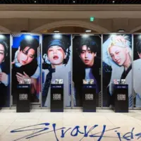 Stray Kids Pop-up store view in Lotte World Mall Seoul^ South Korea - August 26 2025