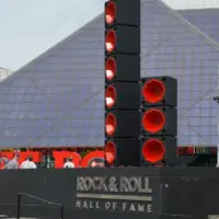 Rock and Roll Hall of Fame in Cleveland Cleveland^ Ohio^ USA^ June-23-2018