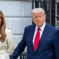 President Donald Trump and First Lady Melania Trump host the 2025 Easter Egg Roll Washington Dc^ United States^ April 21 2025
