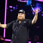 Luke Combs performs live at ao arena manchester uk.Manchester^ United Kingdom^ 17th october 2023