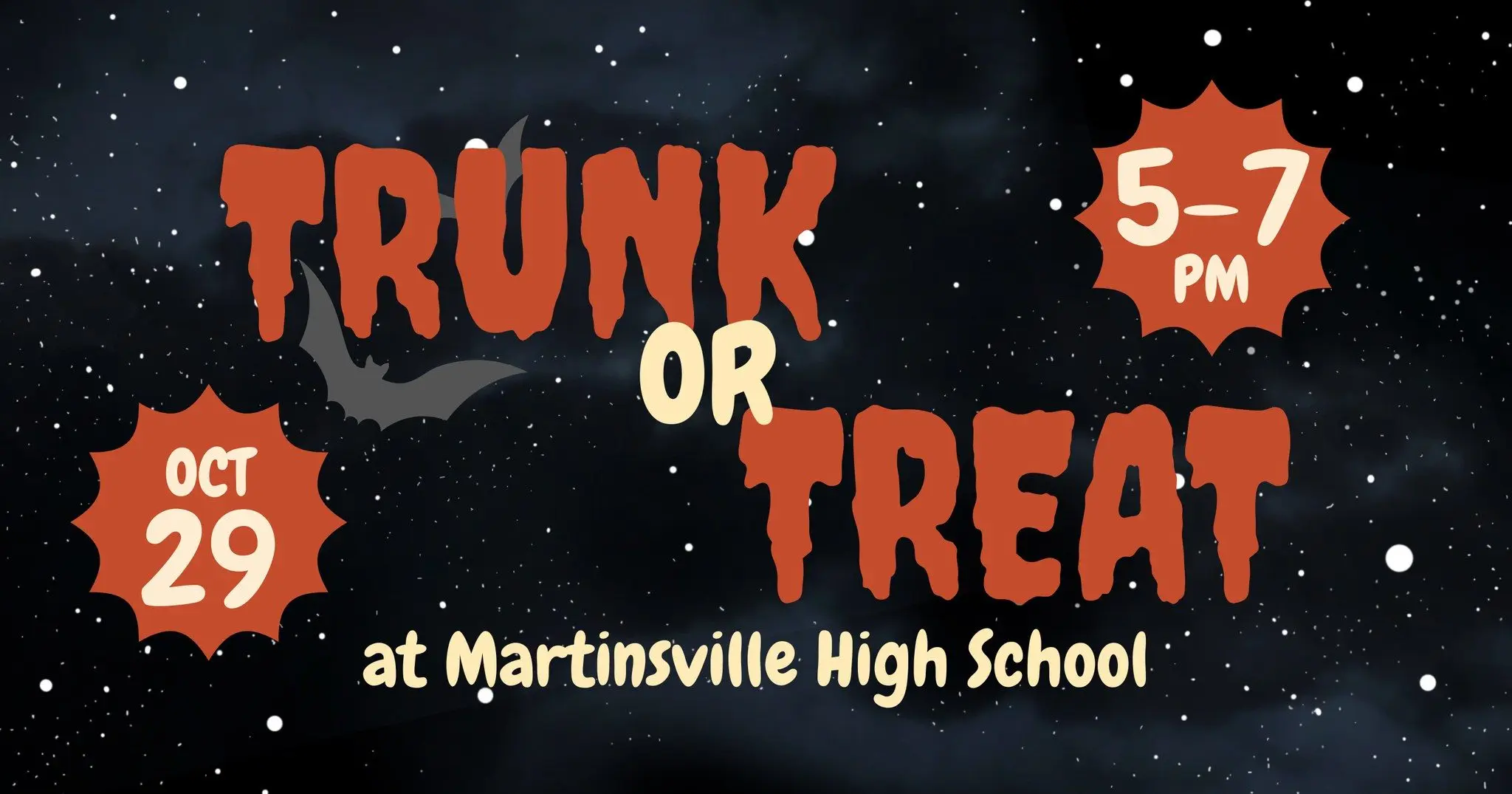 Trunk-or-Treat at Martinsville High School!