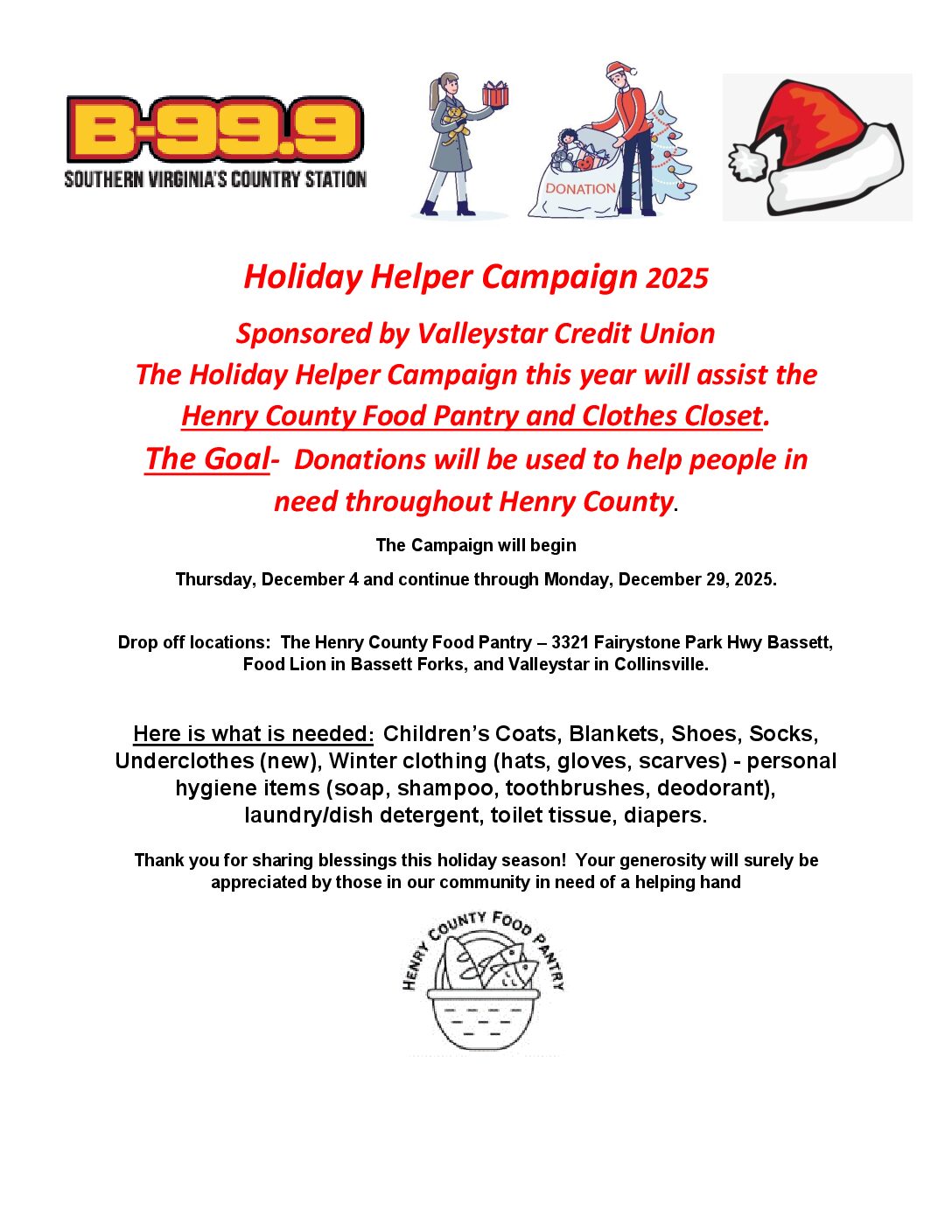 Holiday Helper Campaign 2025