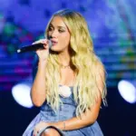 Megan Moroney performs in Hollywood^ Florida on November 14^ 2024 as part of Audacy’s Stars and Strings benefit concert. Hollywood^ Florida - November 14^ 2024