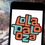 Lollapalooza Music Festival logo on the mobile device. March 26^ 2019^ Brazil