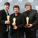(L-R) Ted Gentry^ Jeff Cook and Randy Owen of Alabama attend the 9th Annual ACM Honors at the Ryman Auditorium on September 1^ 2015 in Nashville^ Tennessee.