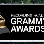 RECORDING ACADEMY^ GRAMMY AWARDS simply known as GRAMMY advertising seen on billboard