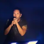 Nine Inch Nails performs at the Aftershock music festival. Sacramento^ California USA - 10-21-2017