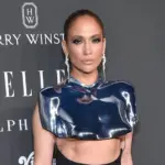 Jennifer Lopez arrives for ELLE Celebrates 2023 Women in Hollywood on Dec 05^ 2023 in Hollywood^ CA