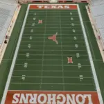 Birds Eye View of Texas Memorial Stadium^ Home of the Texas Longhorns Football Team AUSTIN^ US - May 28^ 2019