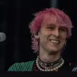 Machine Gun Kelly performs at Bonnaroo music festival Manchester^ Tennessee USA - 06-19-2022