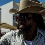 Shaboozey^ singer/ songwriter. at the F1 United States Grand Prix 2025. AUSTIN^ TEXAS^ UNITED STATES - October 19^ 2025