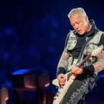 James Hetfield of Metallica performs on stage at Lincoln Financial Field during the M72 World Tour. Philadelphia^ PA USA - May 25^ 2025