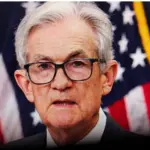 Jerome Powell^ the chair of the US Federal Reserve^ is seen during an interview in Washington^ DC^ United States^ on September 22^ 2025.