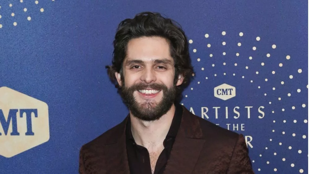 Thomas Rhett attends the 2019 CMT Artists of the Year at Schermerhorn Symphony Center on October 16^ 2019 in Nashville^ Tennessee.