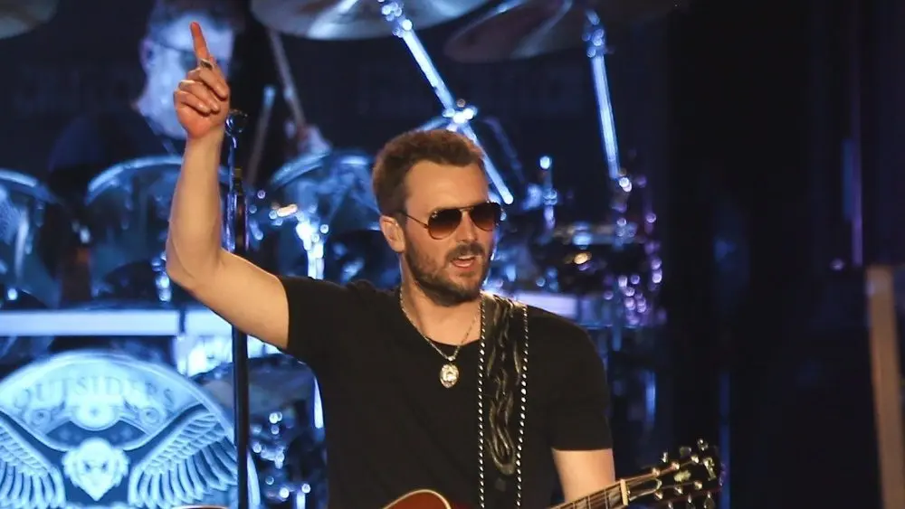 Eric Church performs onstage at the Runaway Country Music Fest at Osceola Heritage Park on March 20^ 2016 in Kissimmee^ Florida.