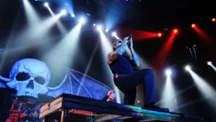 Avenged Sevenfold performs at Olimpic de Badalona stage on November 25^ 2013 in Barcelona^ Spain.