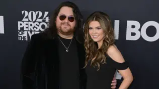 Wolfgang Van Halen and wife Andraia Allsop at the MusiCares Person of the Year Gala. LOS ANGELES^ USA. February 02^ 2024