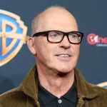 Michael Keaton at the Warner Brothers CinemaCon Press Line at the Caesar's Palace Theatre on April 9^ 2024 in Las Vegas^ NV