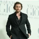 Aaron Taylor Johnson attends the Madrid photocall for "ACQUA DI GIO" By Giorgio Armani at Matadero Madrid on March 07^ 2024 in Madrid^ Spain.