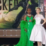 Cynthia Erivo and Ariana Grande at the premiere for Wicked at the Dorothy Chandler Pavilion. LOS ANGELES^ CA. November 09^ 2024