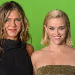 Jennifer Aniston and Reese Witherspoon attend Apple TV+'s "The Morning Show" World Premiere at David Geffen Hall on October 28^ 2019 in New York City.