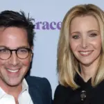 Dan Bucatinsky and Lisa Kudrow arrives for the "Grace and Frankie" Season 4 Premiere on January 18^ 2018 in Palm Springs^ CA