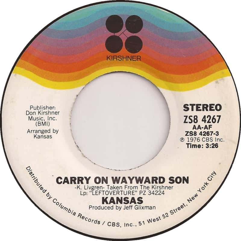 Kansas Carry On Wayward Son Kirshner 2 Classic Rock 92 1 Wbvx Lexington