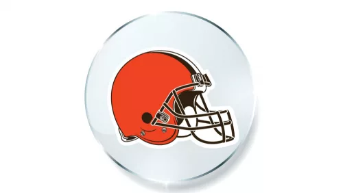 Cleveland Browns vector logo on white background.