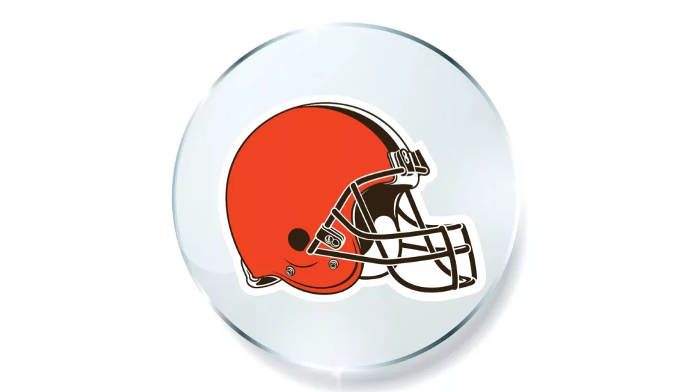 Cleveland Browns vector logo on white background.