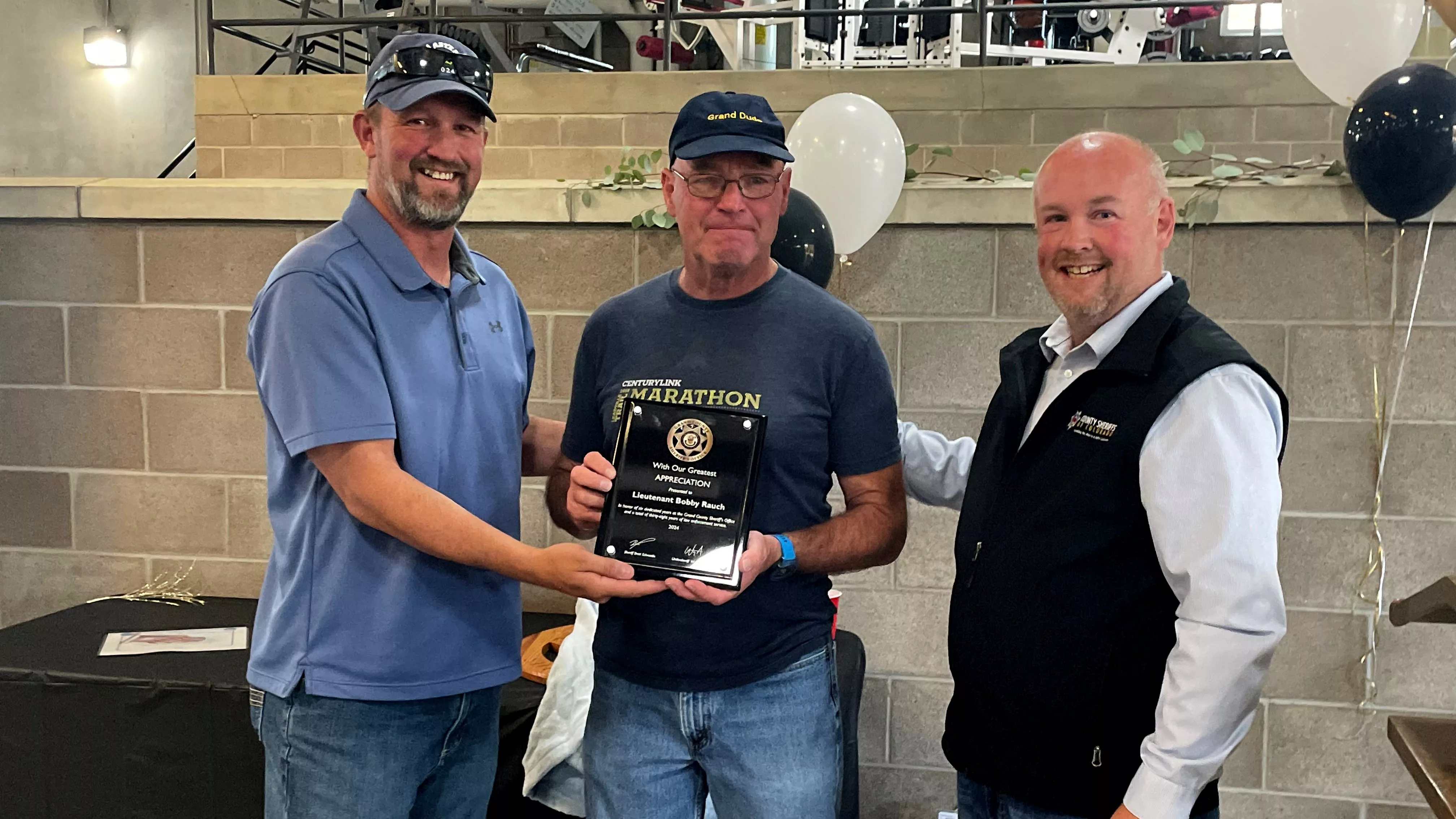grand-county-lieutenant-bobby-rauch-receiving-a-plaque-of-appreciation-9-27-2024
