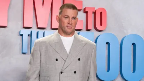 Channing Tatum attends the Fly me To The Moon photocall at Matadero on July 11^ 2024 in Madrid^ Spain.