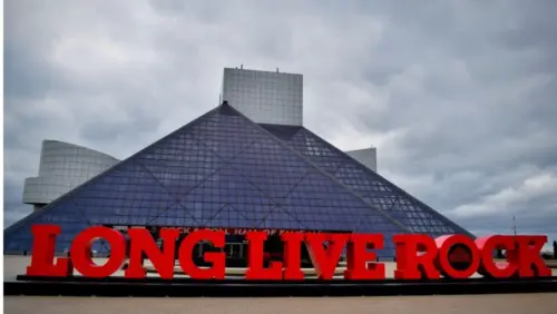The Rock and Roll Hall of Fame. Cleveland^ OH USA - November 9 2016