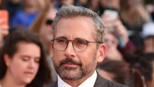 Steve Carell at the London Film Festival screening of "Beautiful Boy" at the Cineworld Leicester Square^ London. LONDON^ UK. October 13^ 2018