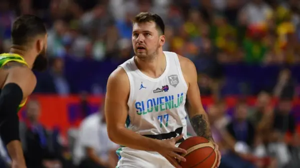 Luka Dončić during the basketball match of Eurobasket 2022 Slovenia vs Lithuania. COLOGNE^ GERMANY - SEPTEMBER 1^ 2022