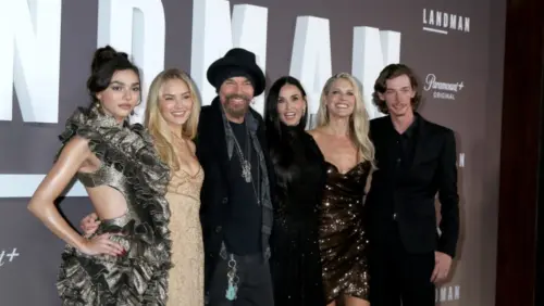 Paulina Chávez^ Michelle Randolph^ Thornton^ Demi Moore^ Ali Larter^ Lofland at the Landman' Series Premiere at Paramount Theater on November 12^ 2024 in Los Angeles^ CA