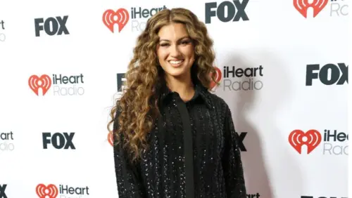 Tori Kelly at the 2025 iHeartRadio Music Awards at the Dolby Theatre LOS ANGELES^ CA - MARCH 17^ 2025