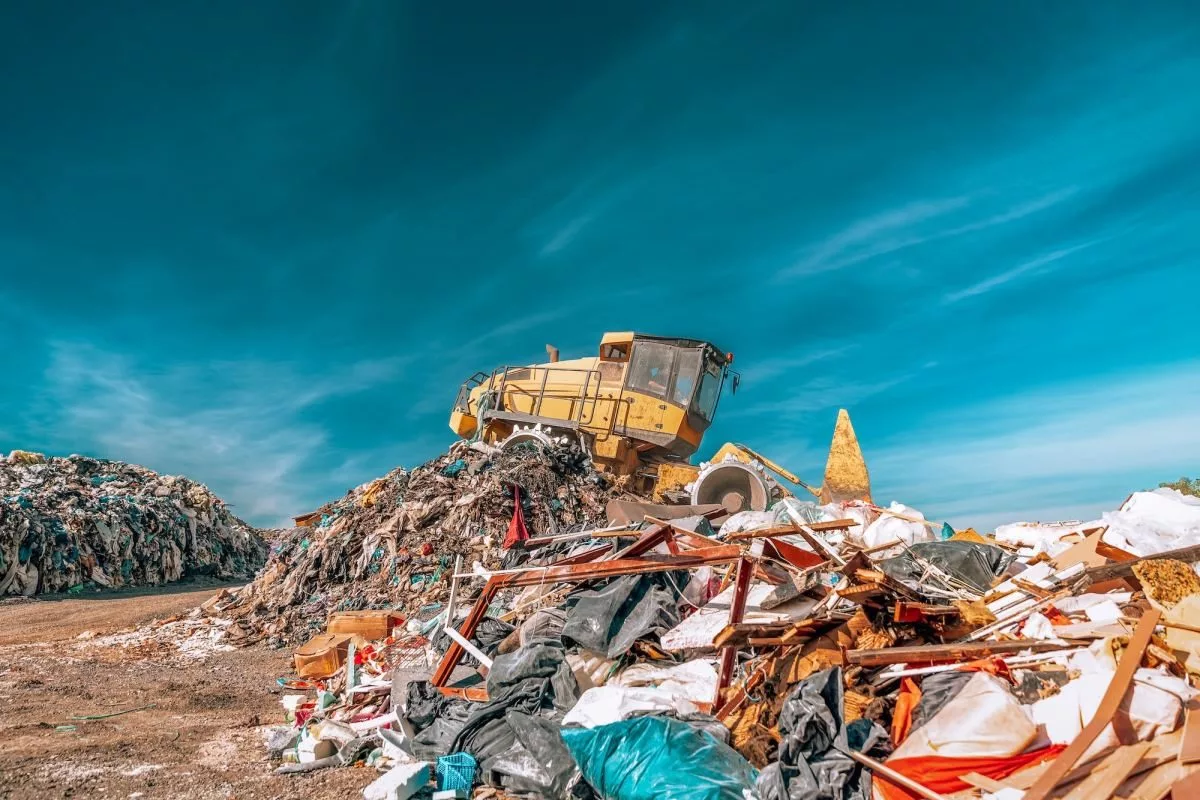 bulldozer-compactor-working-at-a-landfill-105384