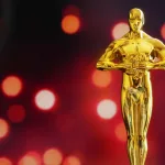 Hollywood Golden Oscar Academy award statue.
