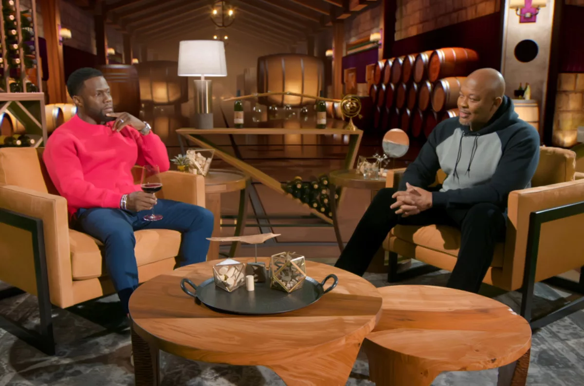 kevin-hart-dr-dre-press-peacock-2023-billboard-1548382404