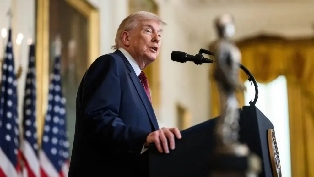 President Donald Trump hosted a "Champion of Coal" event in the East Room of the White House to promote coal-powered energy and American energy independence Washington DC. 2026 February 11