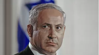 Israeli Prime Minister Benjamin Netanyahu. WASHINGTON DC^ USA - JULY 9^ 1996