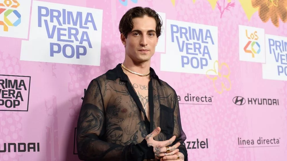 Damiano David during at LOS40 Primavera Pop 2025^ at the Movistar Arena^ on April 11^ 2025 in Madrid^ Spain.