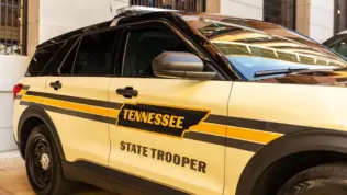 Tennessee state trooper vehicle. Knoxville^ TN - October 12^ 2024