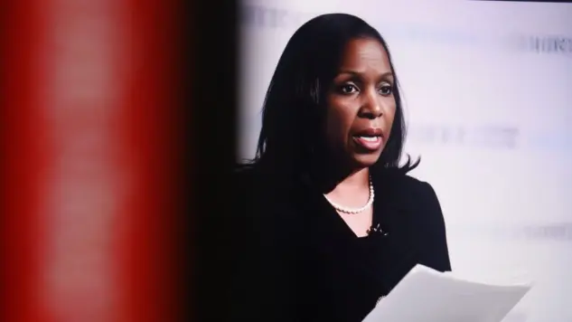 Lisa Cook^ a member of the Federal Reserve Board of Governors. New York^ US - 04 September 2025